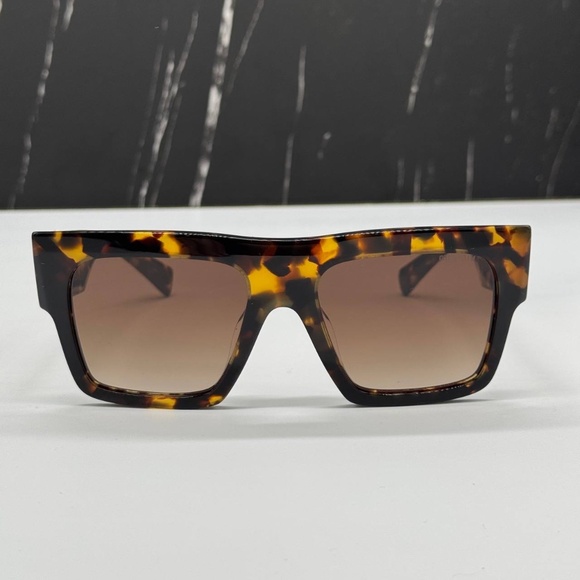 NEW SMU 10W VAU6S1 MIU MIU SQUARE SUNGLASSES MU10WS VAU6S1 HAVANA WOMEN EYEWEAR - Picture 5 of 12